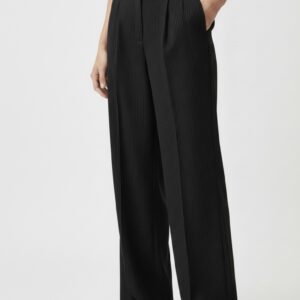 Pantalon John Noir Texturé